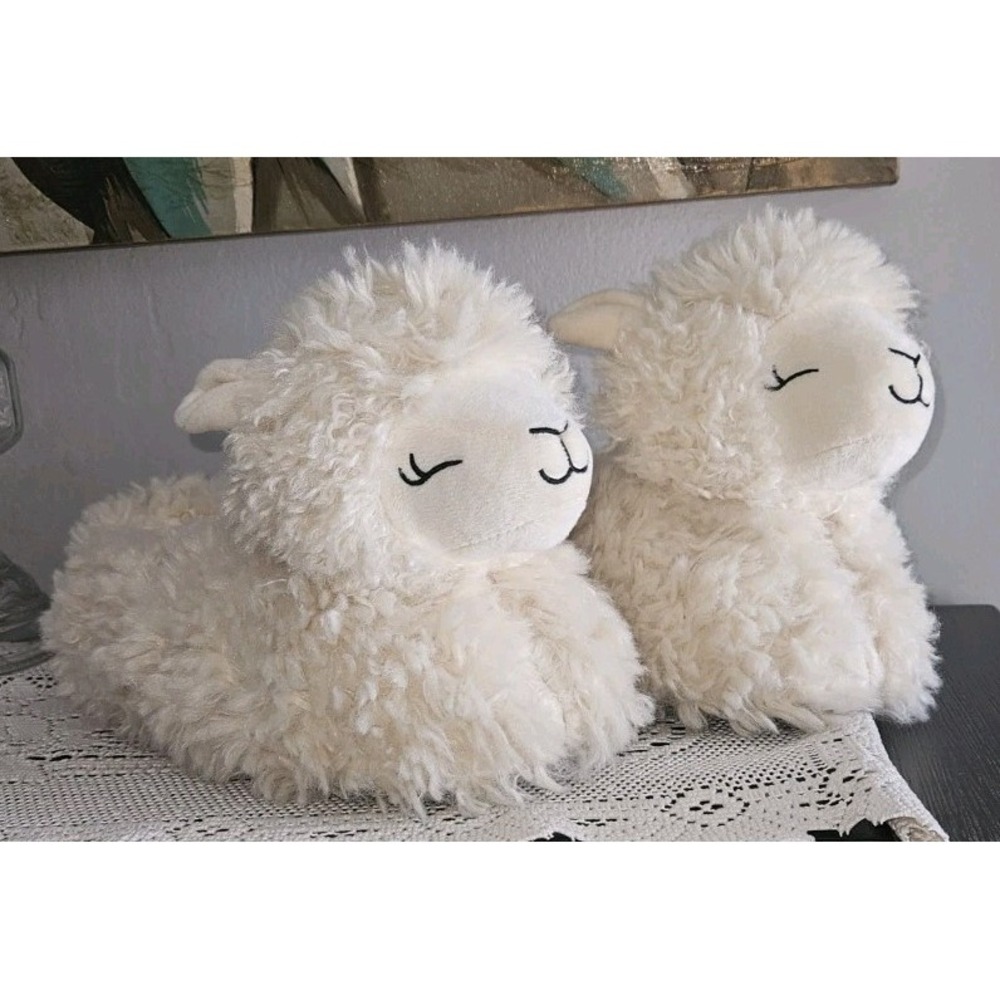 Moon Cake Womens Faux Fur Memory Foam Slippers Size M (7/8) Alpaca Boho So Soft